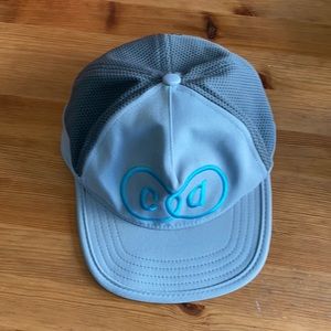 Ciele Trucker Hat. Grey and Turquoise.